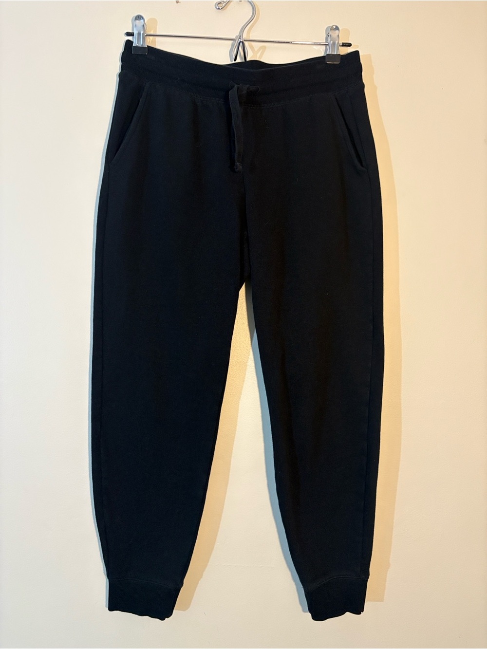 Old Navy Black Men's Sweatpant Joggers with Drawstring XS Good W Pockets